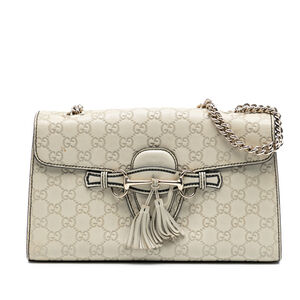 Pre-Loved Gucci Medium Guccissima Emily Shoulder Bag